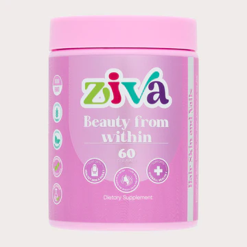 Image of Reveal Your Natural Glow with Ziva Beauty’s From Within 60 Gummies