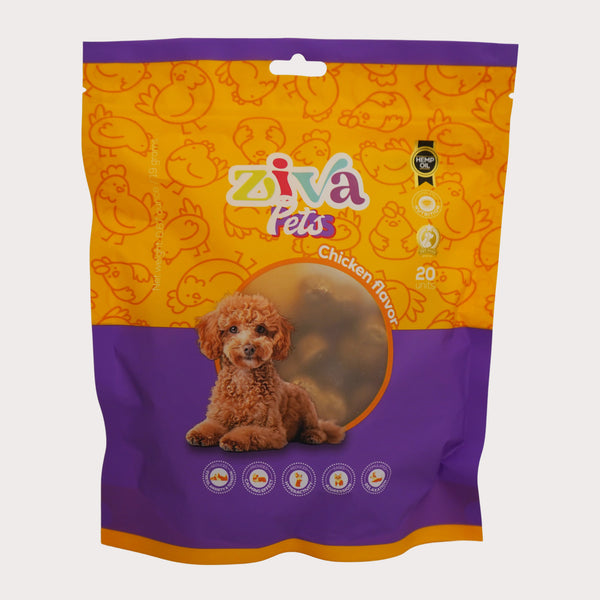 Premium Chicken Flavor Dog Supplement Cookies – Infused with