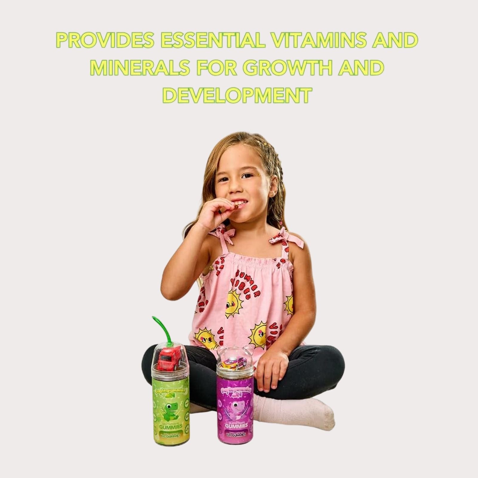 Image of Ziva Suplegummies + Car Toy (100 Gummies)