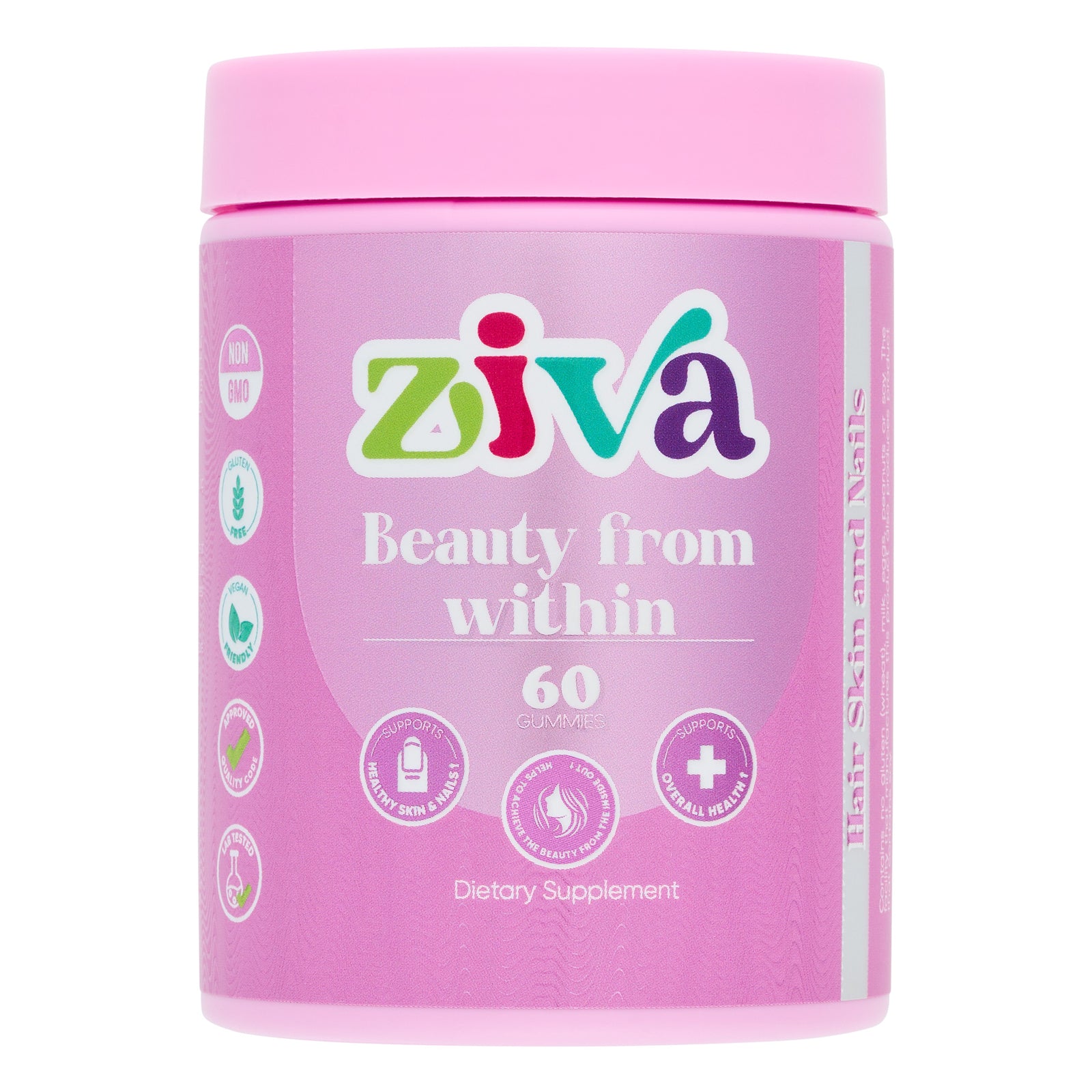 Ziva Beauty From Within (60 Gummies)