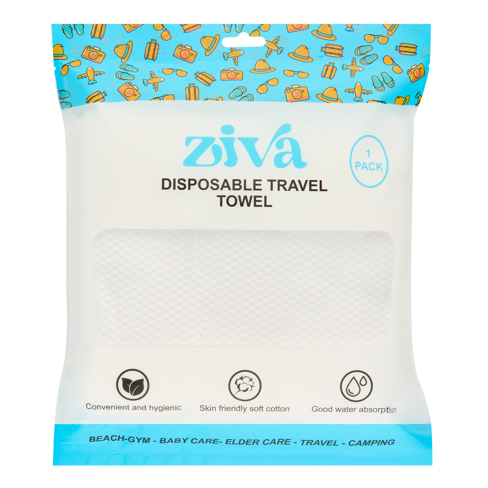 Ziva Disposable Travel Towel