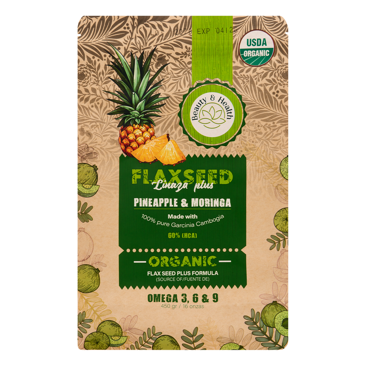 Flaxseed Linaza Plus with Pineapple &amp; Moringa