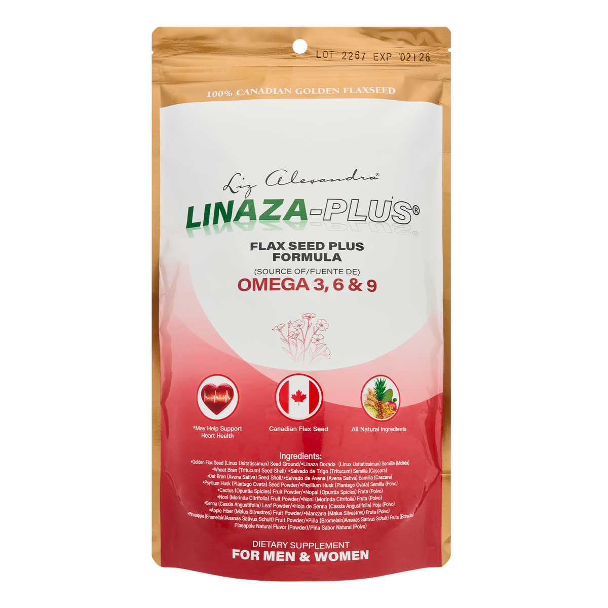 Linaza-PLUS (Flax Seed Plus Formula)