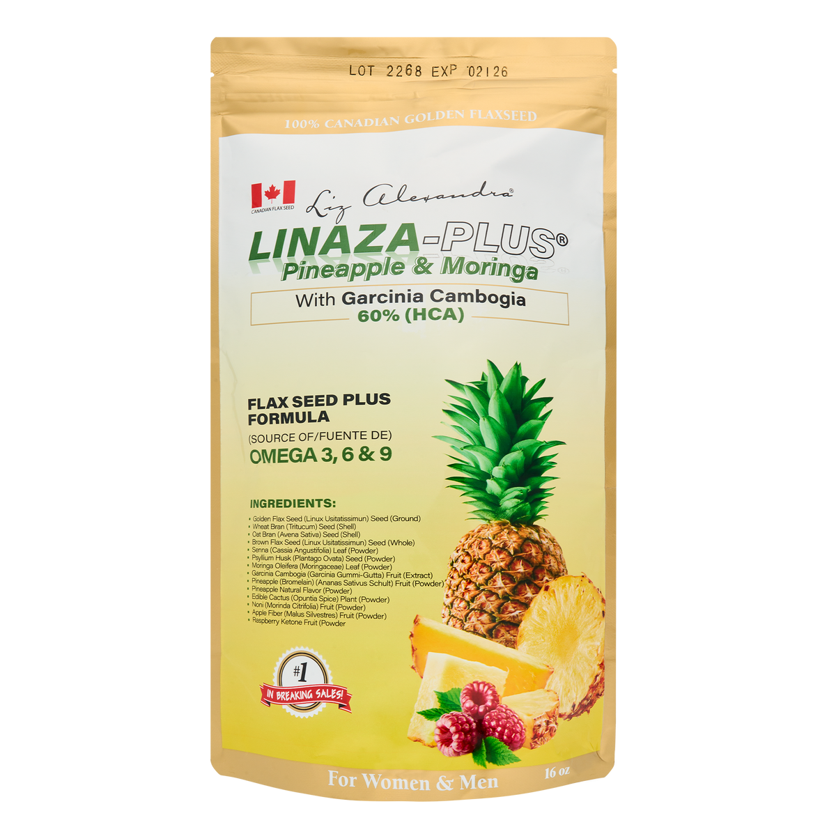 Linaza-PLUS Pineapple &amp; Moringa