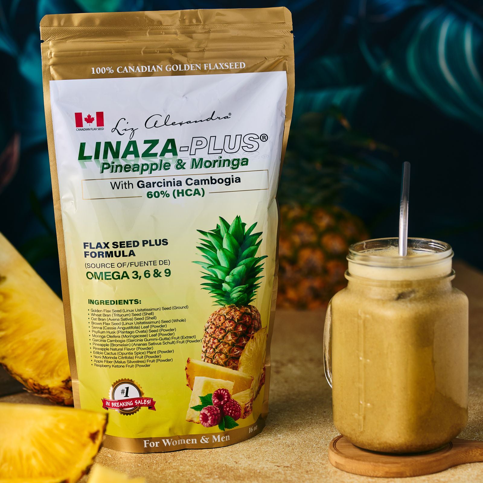 Image of Linaza-PLUS Pineapple & Moringa