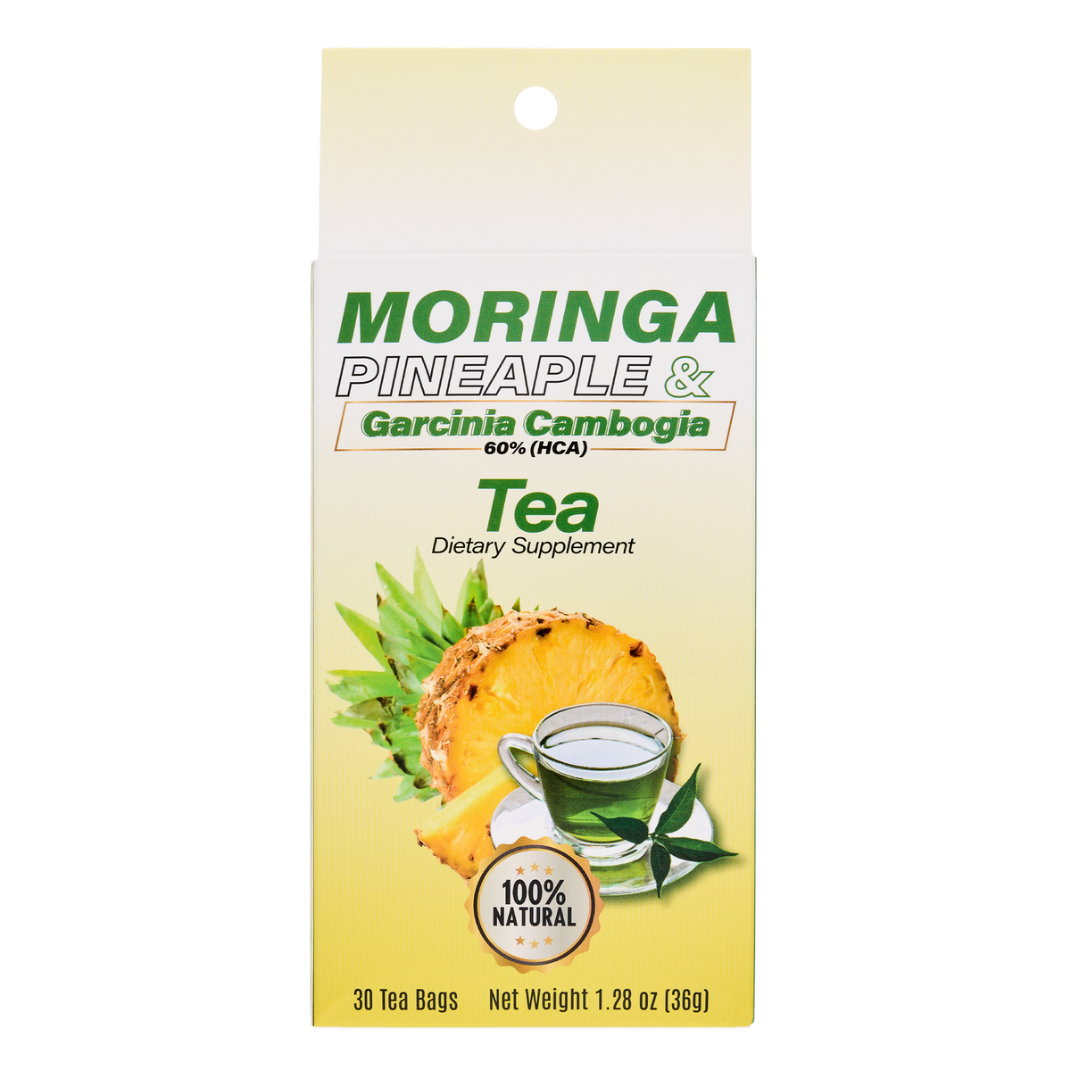 Moringa Tea with Pineapple &amp; Garcinia Cambogia