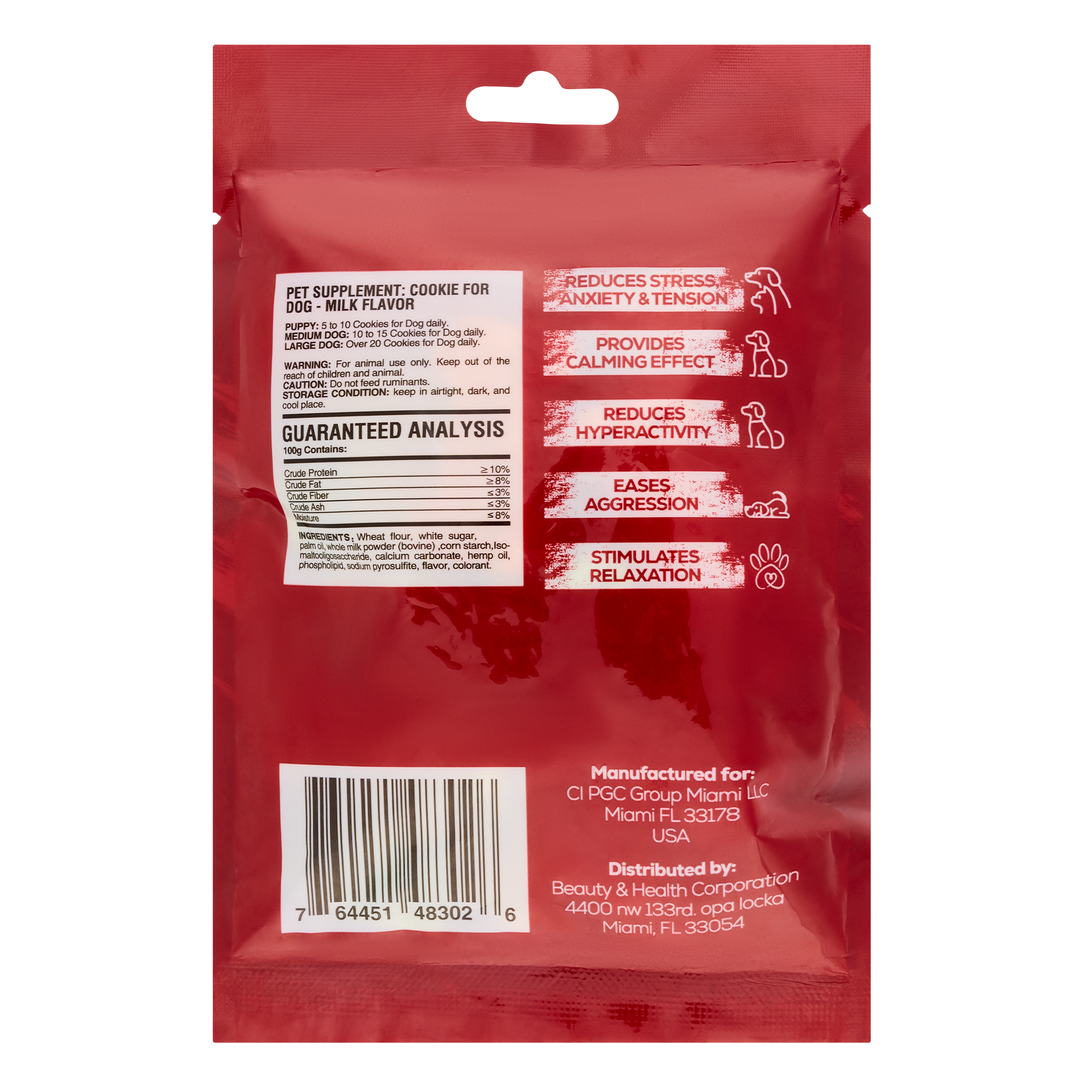 Pet Bliss - Milk Flavor Dog Supplement Cookies