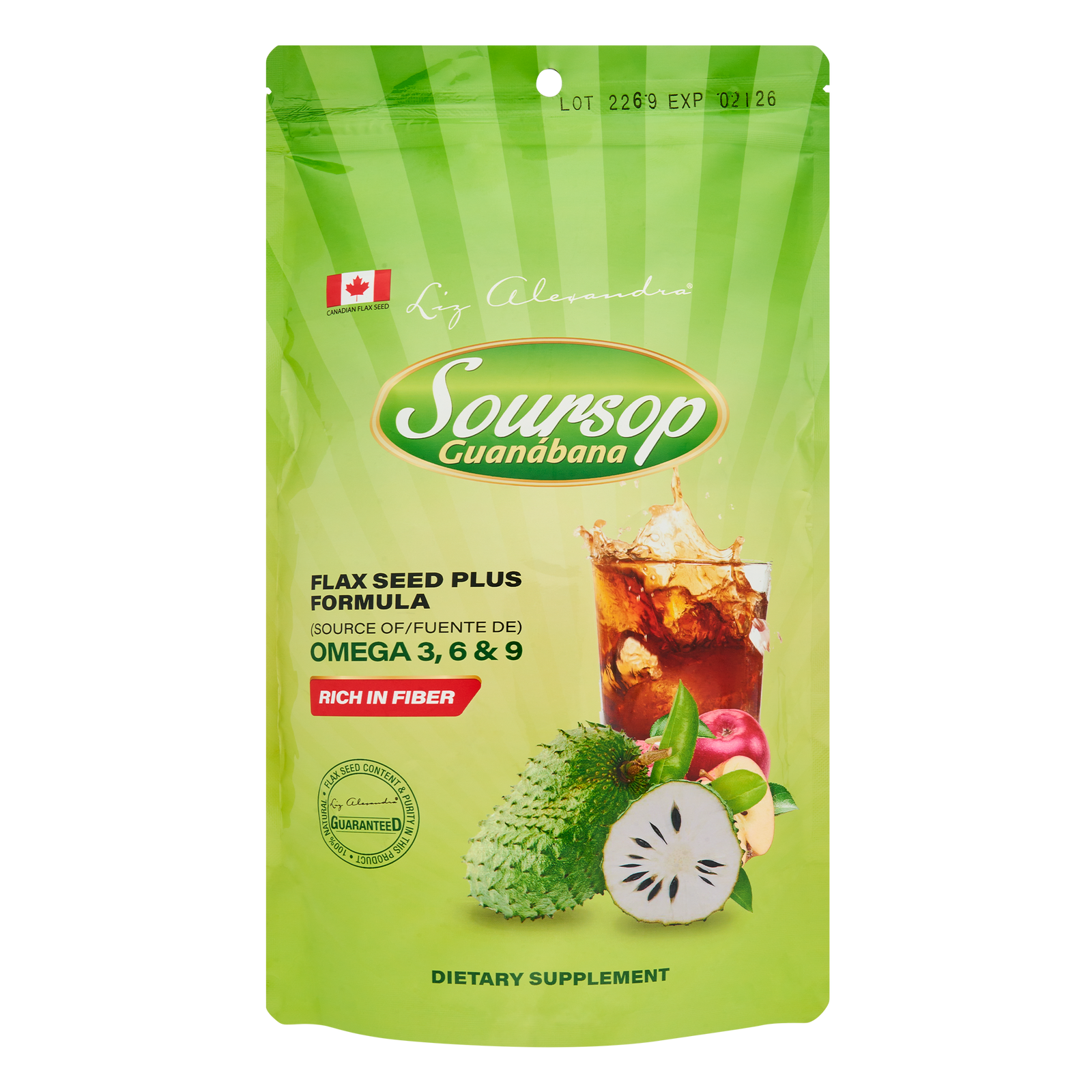 Soursop Guanábana with Flaxseed Plus Formula