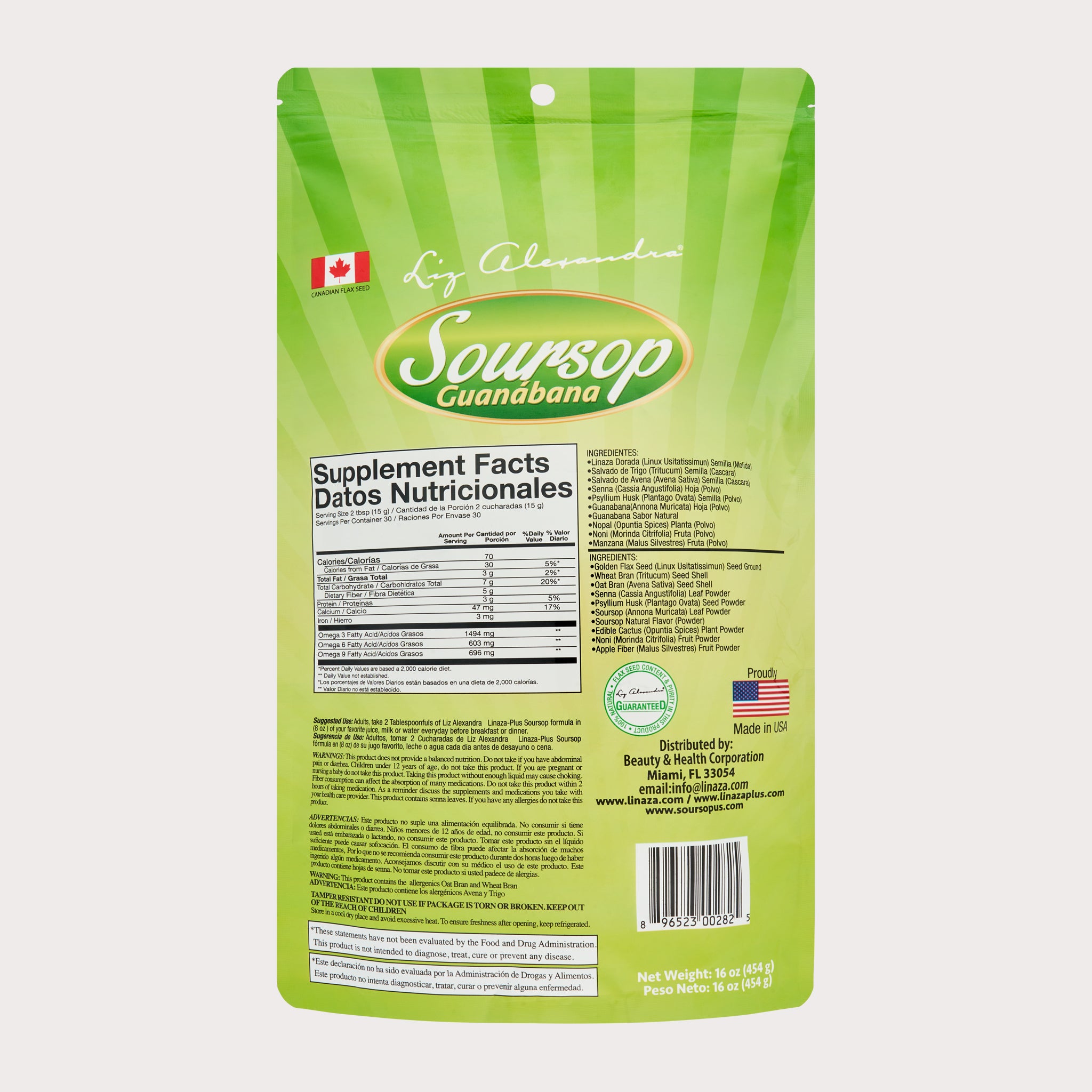 Image of Soursop Guanábana with Flaxseed Plus Formula