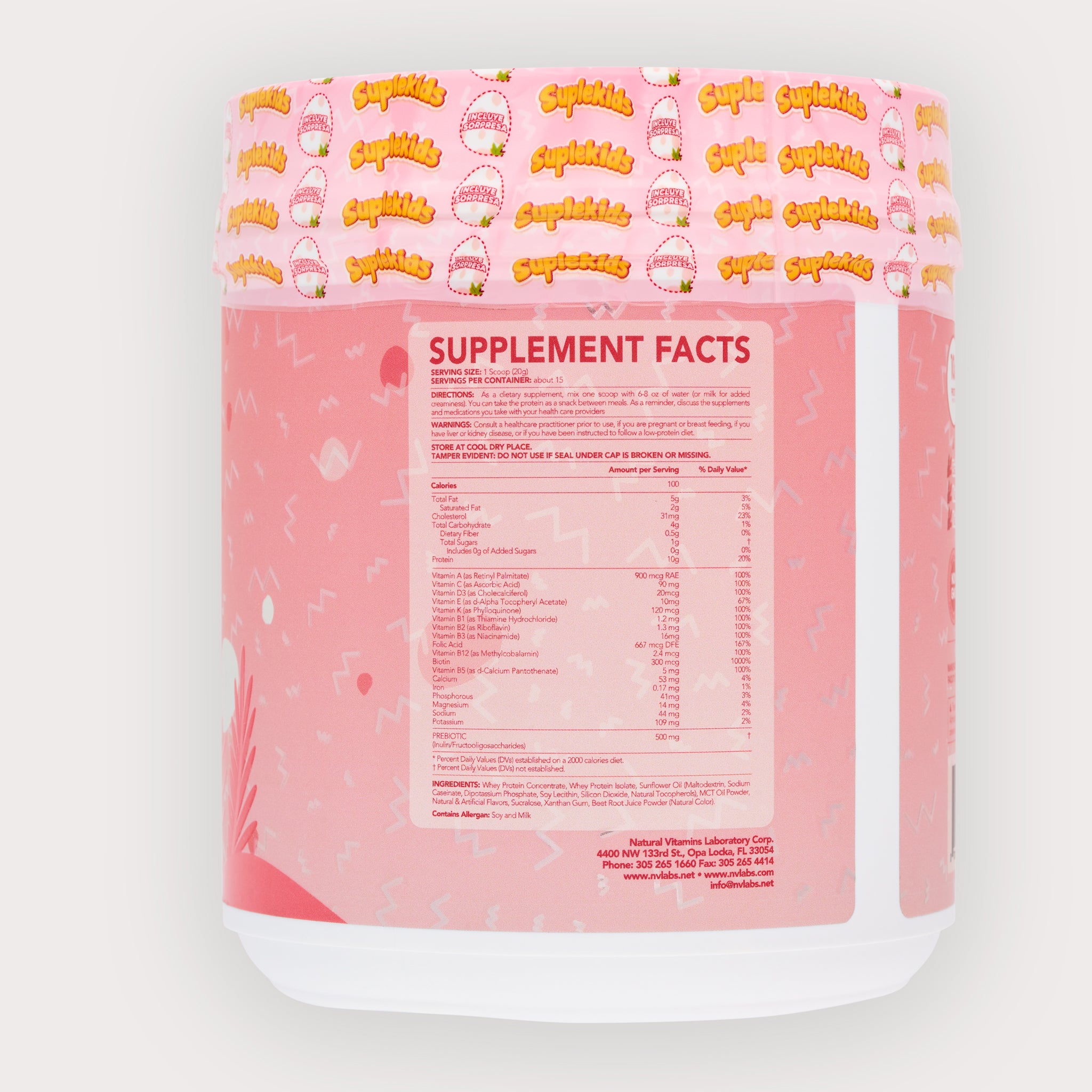 Image of SupleKids Nutritional Supplement - Strawberry Flavor