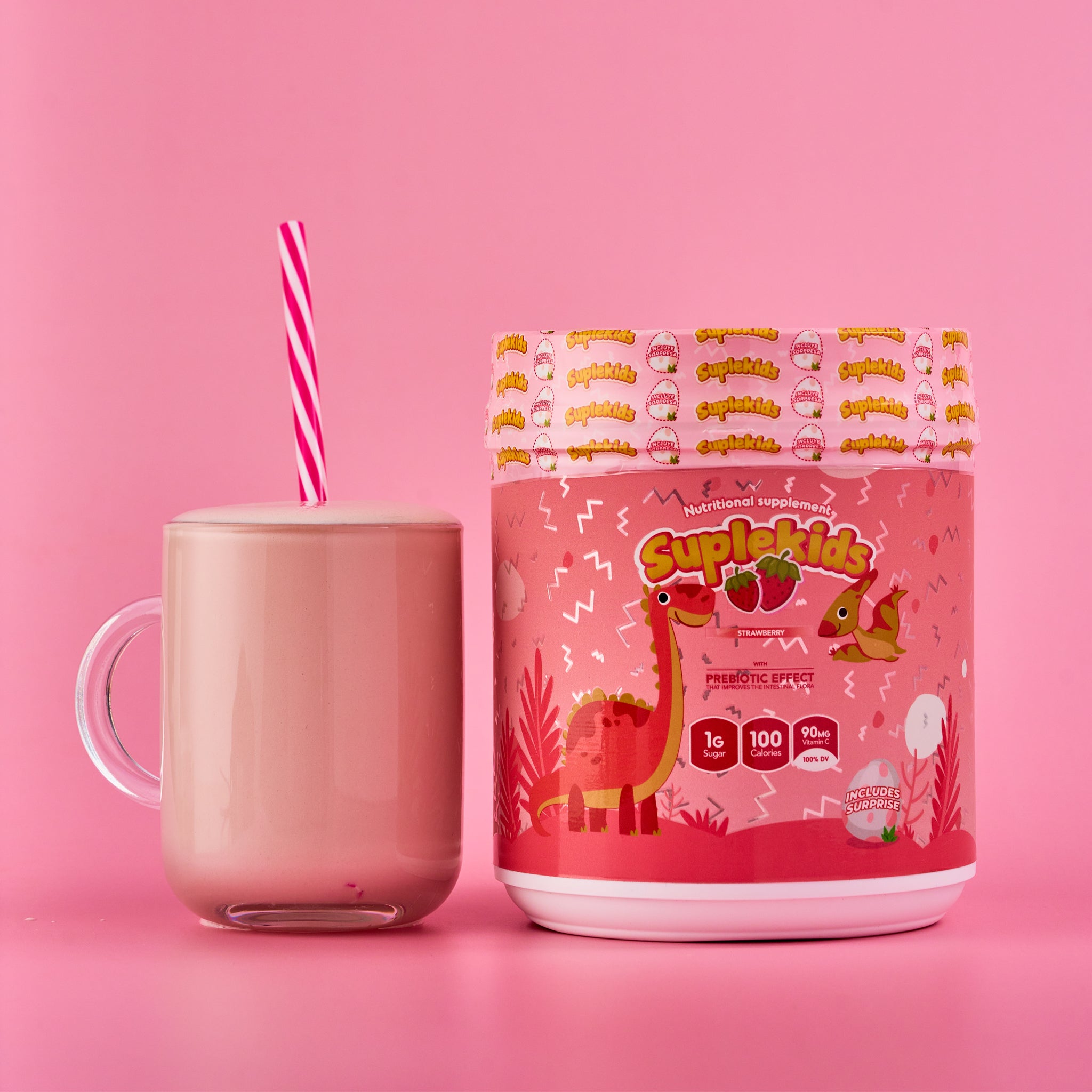 Image of SupleKids Nutritional Supplement - Strawberry Flavor