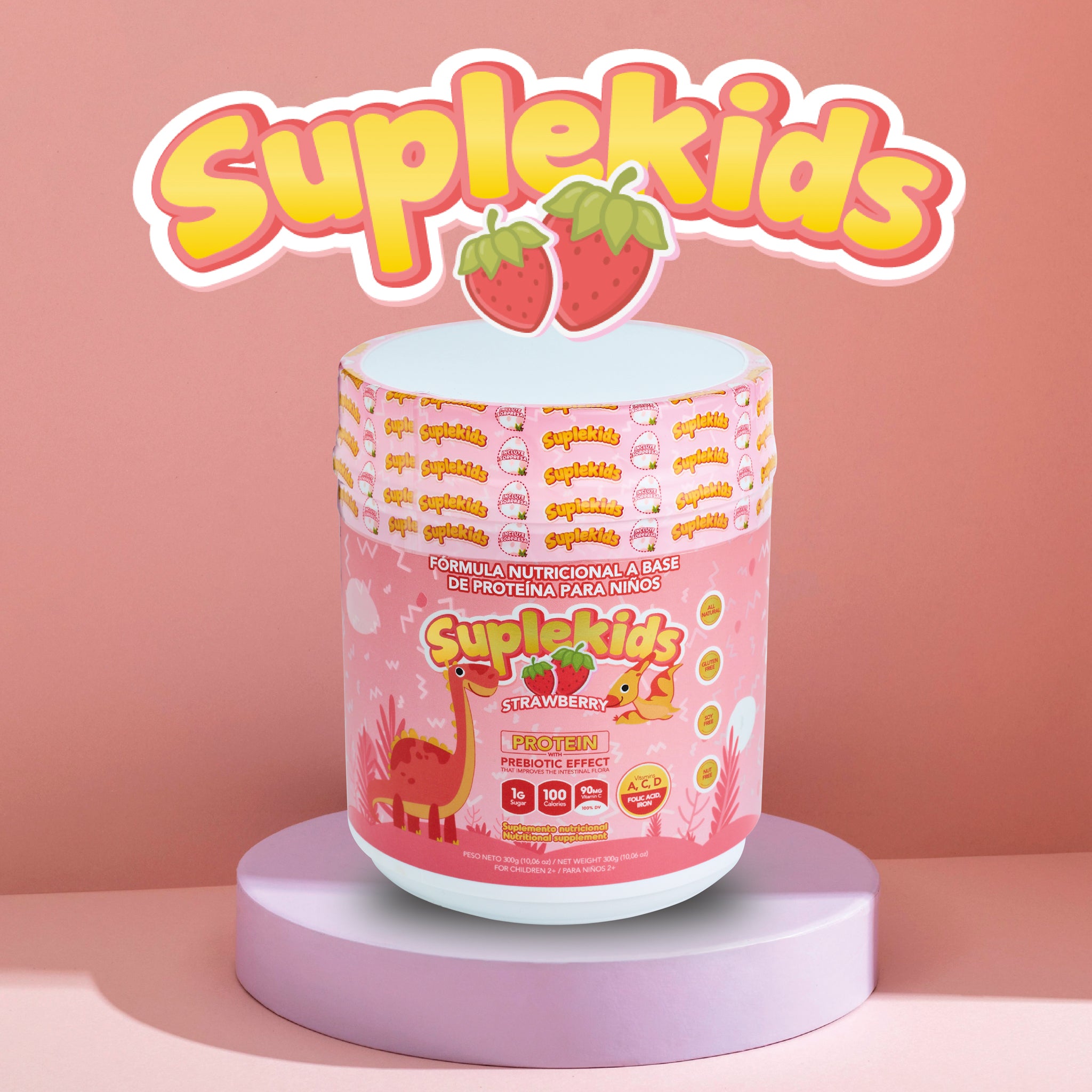Image of SupleKids Nutritional Supplement - Strawberry Flavor