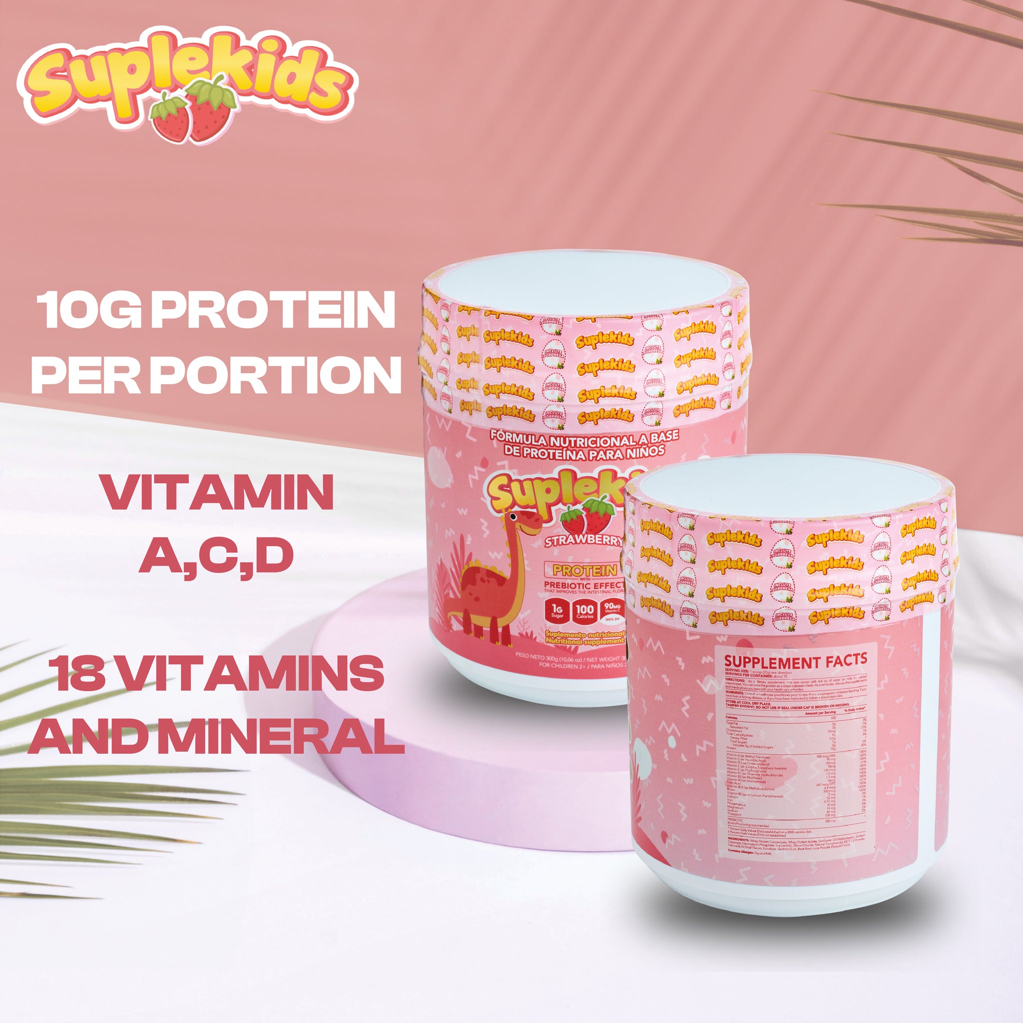 Image of SupleKids Nutritional Supplement - Strawberry Flavor