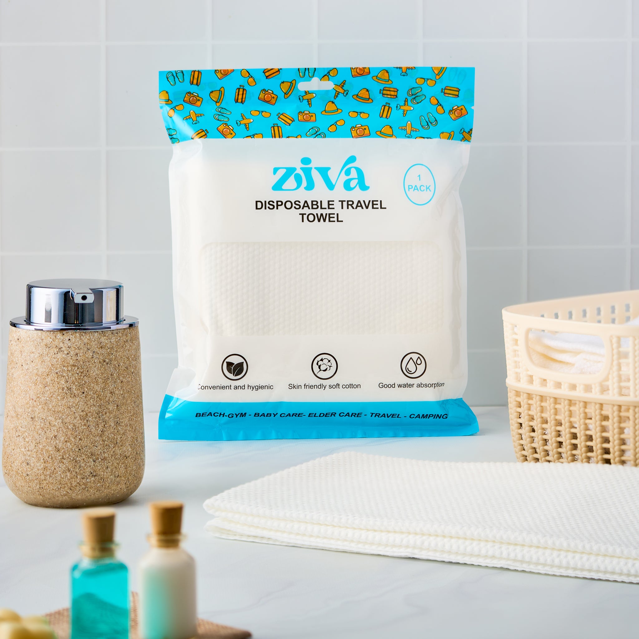 Image of Ziva Disposable Travel Towel