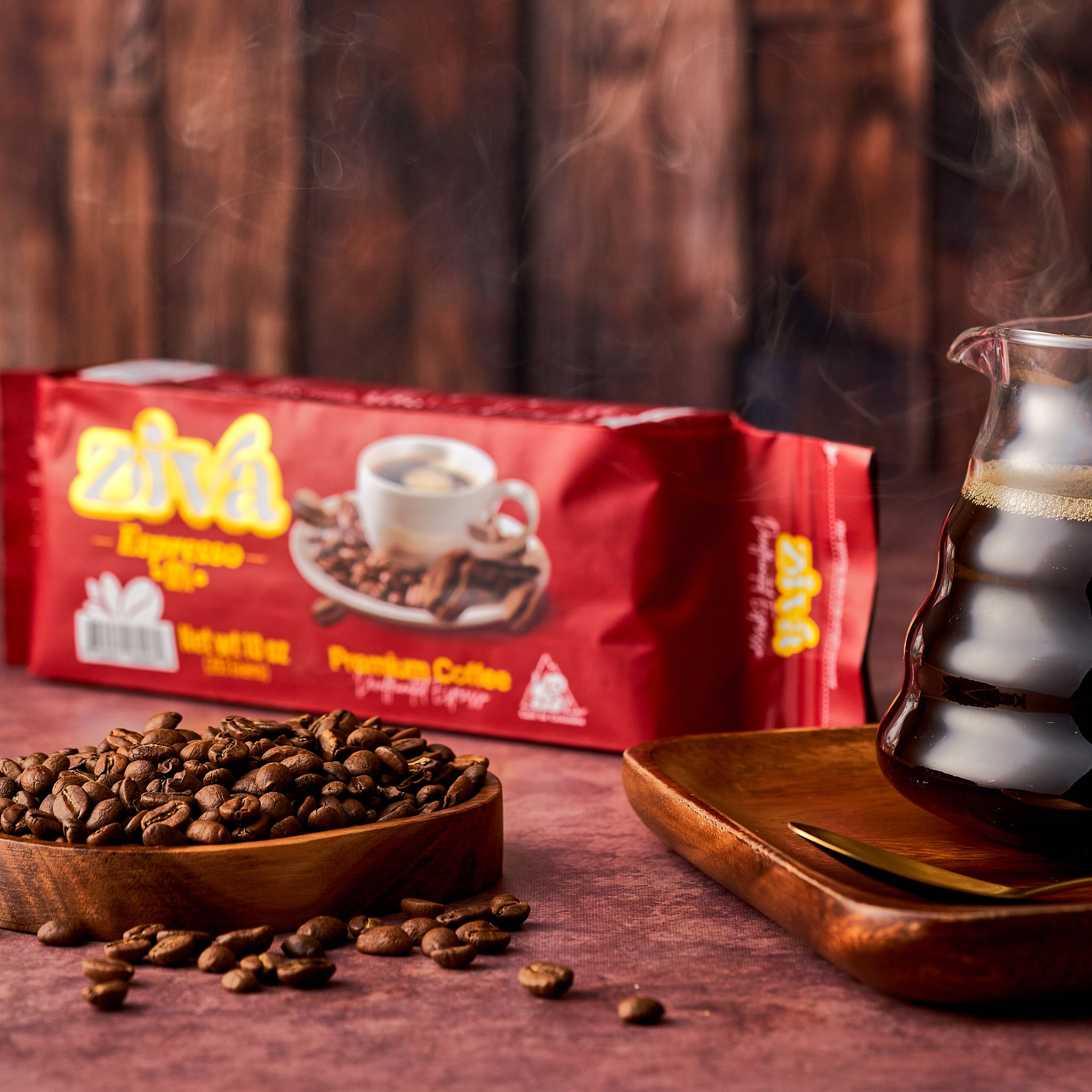 Image of Ziva Espresso Premium Coffee (Decaffeinated Espresso)