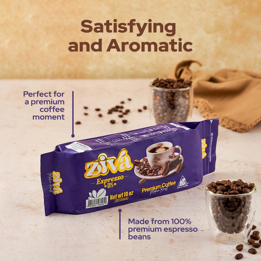 Image of Ziva Espresso Premium Coffee (Medium Roast)